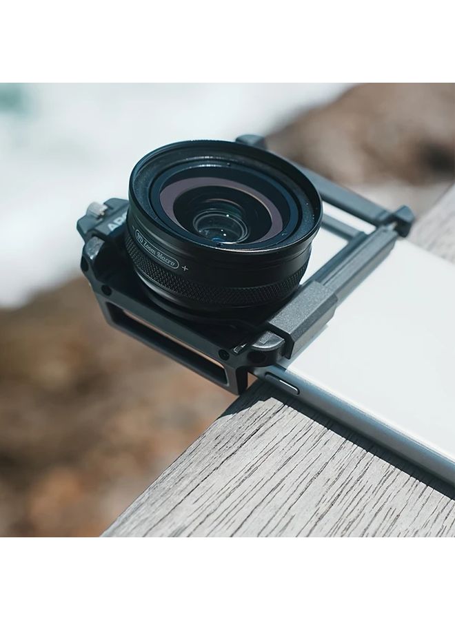 Apexel 2in1 عدسة تكبير ماكرو فتحة عدسة F1 05 مع مرشح CPL أسود للهواتف الذكية - Image 4